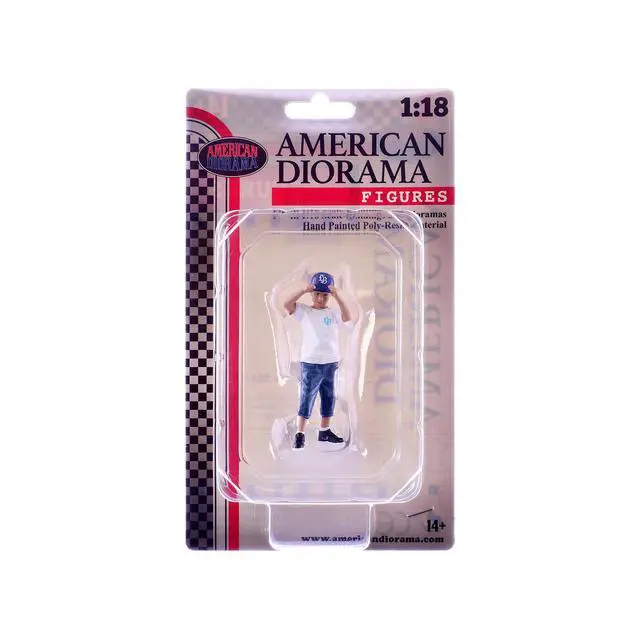 Alt view image 3 of 3 - "LB Nation" Figure #6 for 1/18 Scale Models by American Diorama