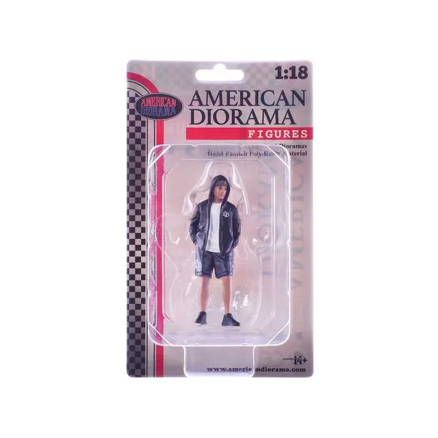 Alt view image 3 of 3 - "LB Nation" Figure #2 for 1/18 Scale Models by American Diorama