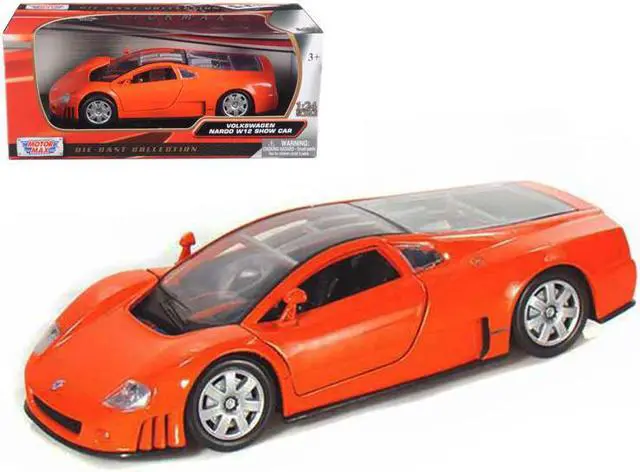 Main image of Volkswagen Nardo W12 Orange 1/24 Diecast Car Model by Motormax