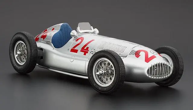Main image of 1939 Mercedes W 165 #24 Grand Prix of Tripolis 1 of 5000 Produced  1/18 Diecast Car Model by CMC