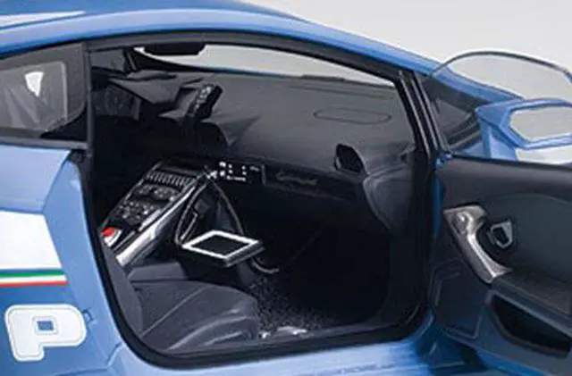 Alt view image 3 of 4 - Lamborghini Huracan LP610 Police Car 1/18 Model Car by Autoart