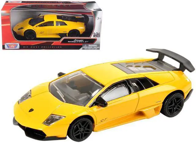 Main image of Lamborghini Murcielago LP 670 4 SV Yellow 1/24 Diecast Model Car by Motormax