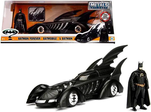 Alt view image 7 of 10 - 1995 Batman Forever Batmobile with Diecast Batman Figure 1/24 Diecast Model Car by Jada