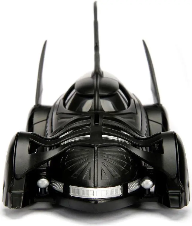 Alt view image 9 of 10 - 1995 Batman Forever Batmobile with Diecast Batman Figure 1/24 Diecast Model Car by Jada