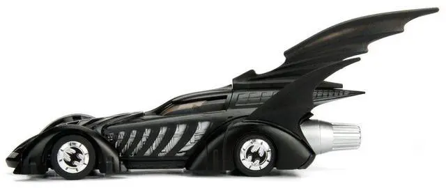 Alt view image 4 of 6 - Batmobile Black "Batman Forever" (1995) Movie "Hollywood Rides" Series 1/32 Diecast Model Car by Jada