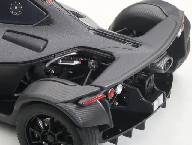 Alt view image 4 of 4 - BAC Mono Metallic Black 1/18 Model Car by Autoart