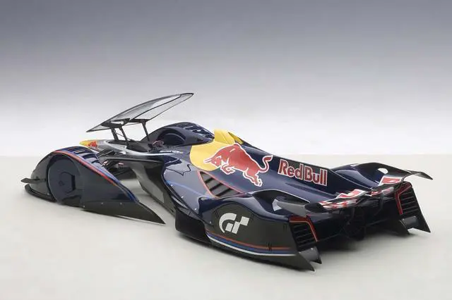 Alt view image 2 of 5 - Red Bull X2014 Fan Car Red Bull Color Sebastian Vettel 1/18 Model Car by Autoart