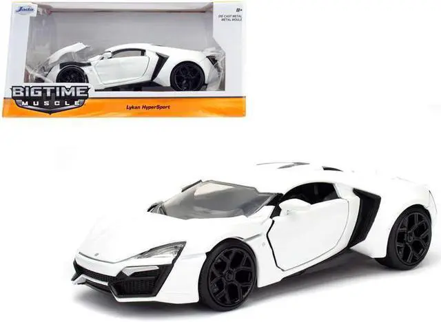 Main image of Lykan Hypersport White 1/24 Diecast Model Car by Jada
