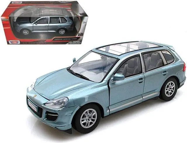 Main image of Porsche Cayenne Turbo Grey 1/24 Diecast Car Model by Motormax