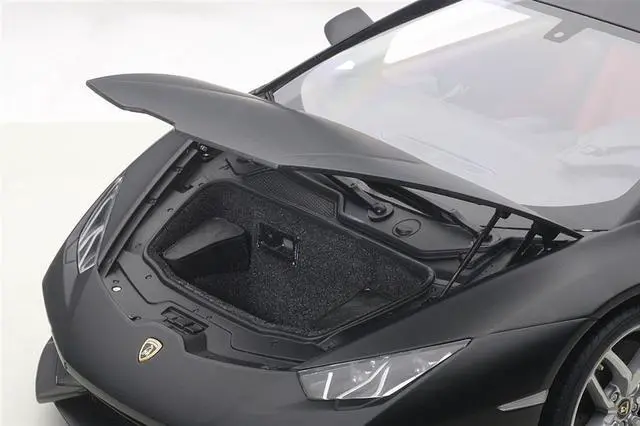 Alt view image 3 of 4 - Lamborghini Huracan LP610-4 Nero Nemesis / Matt Black 1/12 Model Car by Autoart