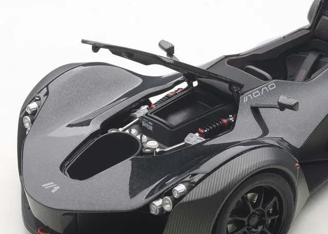 Alt view image 3 of 4 - BAC Mono Metallic Black 1/18 Model Car by Autoart
