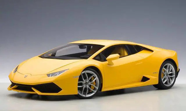 Main image of Lamborghini Huracan LP610-4 Giallo Horus/Matt Yellow 1/12 Model Car by Autoart