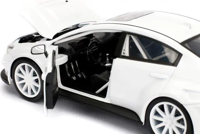 Alt view image 3 of 4 - Mr. Little Nobody's Subaru WRX STI White "Fast & Furious F8: The Fate of the Furious" Movie 1/24 Diecast Model Car Jada