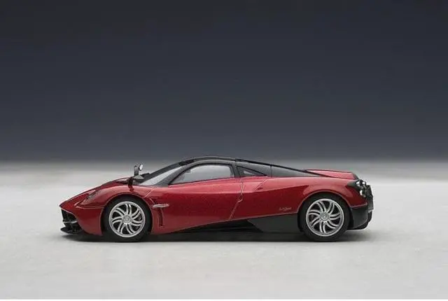 Alt view image 2 of 4 - Pagani Huayra Metallic Red 1/43 Diecast Model Car by Autoart