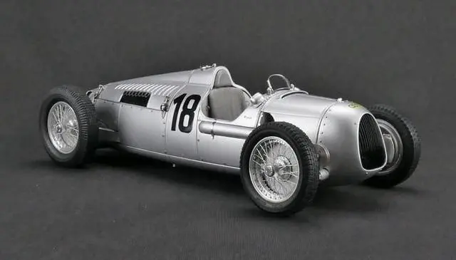 Main image of 1936 Auto Union Type C Silver #18 Eifel Race Bernd Rosemeyer Limited Edition to 1500pcs 1/18 Diecast Model Car by CMC