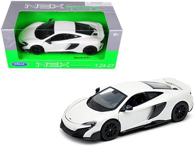 Main image of McLaren 675LT Coupe White 1/24-1/27 Diecast Model Car by Welly