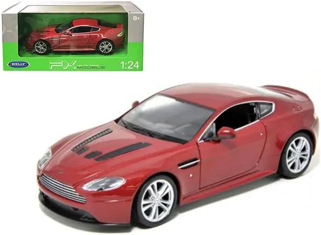 Main image of 2010 Aston Martin V12 Vantage Red 1/24 Diecast Model Car by Welly
