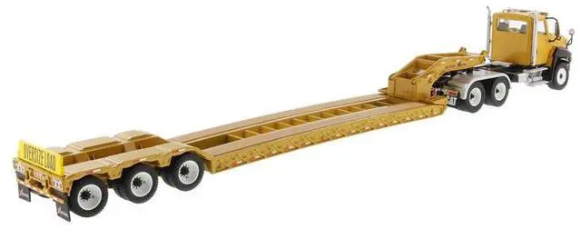 Alt view image 4 of 4 - Cat Caterpillar CT660 Day Cab w/ XL 120 Low-Profile HDG Lowboy Trailer & Operator "Core Classics" 1/50 Model by Diecast Masters