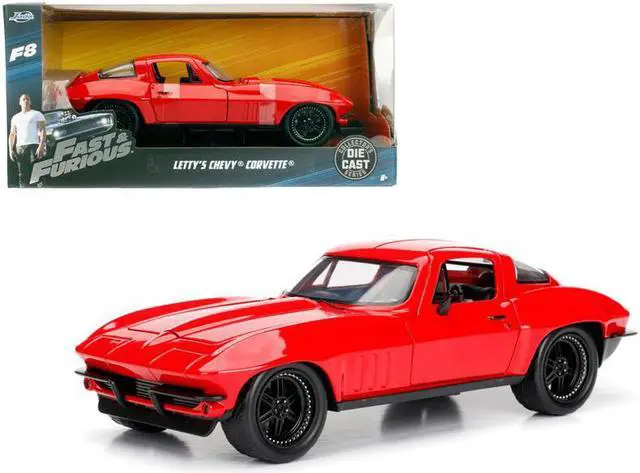 Main image of Letty's Chevrolet Corvette Fast & Furious F8 "The Fate of the Furious" Movie 1/24 Diecast Model Car by Jada