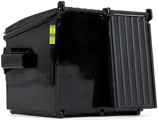 Alt view image 2 of 7 - Refuse Trash Bin Black 1/34 Diecast Model by First Gear