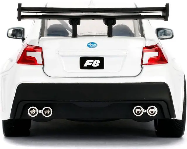 Alt view image 4 of 4 - Mr. Little Nobody's Subaru WRX STI White "Fast & Furious F8: The Fate of the Furious" Movie 1/24 Diecast Model Car Jada