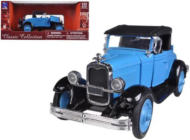 Main image of 1928 Chevrolet Roadster Blue 1/32 Diecast Model Car by New Ray