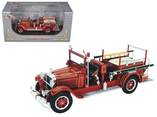Main image of 1928 Studebaker Fire Engine Red 1/32 Diecast Model by Signature Models