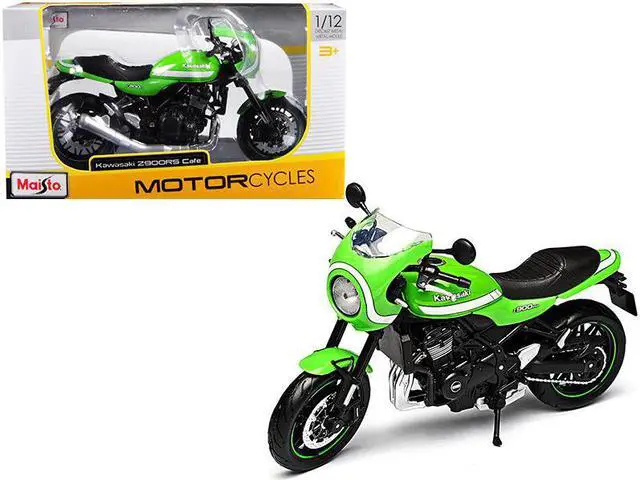 Main image of Kawasaki Z900RS Cafe Green 1/12 Diecast Motorcycle Model by Maisto