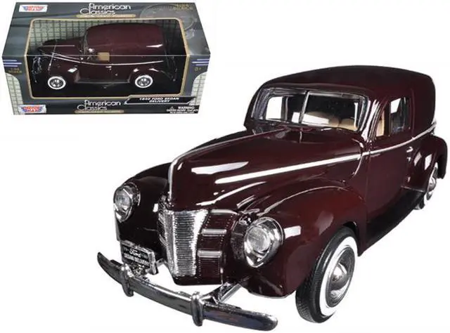 Main image of 1940 Ford Sedan Delivery Brown 1/24 Diecast Model Car by Motormax