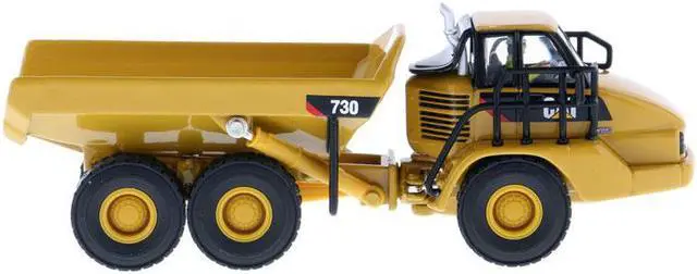 Alt view image 6 of 7 - CAT Caterpillar 730 Articulated Dump Truck with Operator "High Line" Series 1/87 (HO) Scale Diecast Model by Diecast Masters