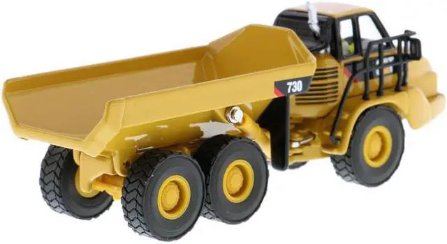 Alt view image 7 of 7 - CAT Caterpillar 730 Articulated Dump Truck with Operator "High Line" Series 1/87 (HO) Scale Diecast Model by Diecast Masters