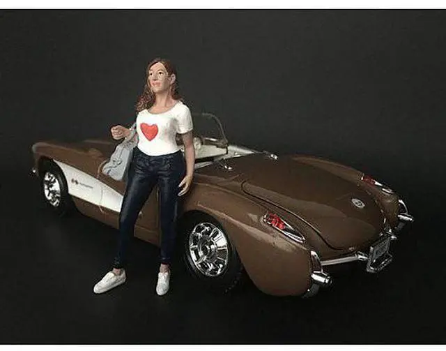 Alt view image 6 of 6 - "Ladies Night" Elle Figurine for 1/24 Scale Models by American Diorama