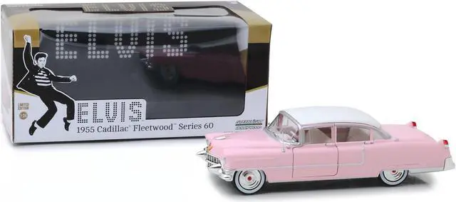 Alt view image 3 of 3 - 1955 Cadillac Fleetwood Series 60 "Pink Cadillac" Elvis Presley (1935-1977) 1/24 Diecast Model Car by Greenlight