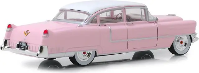 Alt view image 2 of 3 - 1955 Cadillac Fleetwood Series 60 "Pink Cadillac" Elvis Presley (1935-1977) 1/24 Diecast Model Car by Greenlight