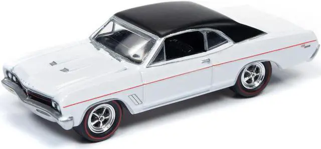 Alt view image 2 of 9 - 1967 Buick GS 400 White with "Buick" City Billboard "Johnny Lightning 50th Anniv." 1/64 Diecast Car by Johnny Lightning