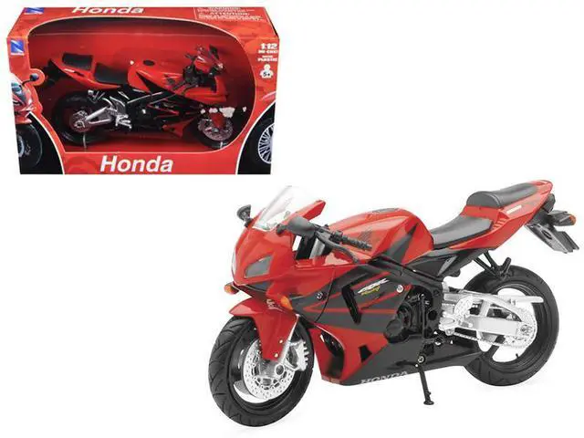 Main image of 2006 Honda CBR600R Red 1/12 Diecast Motorcycle Model by New Ray