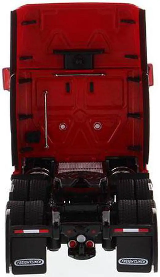 Alt view image 4 of 8 - Freightliner New Cascadia Sleeper Cab Truck Tractor Red 1/50 Diecast Model by Diecast Masters