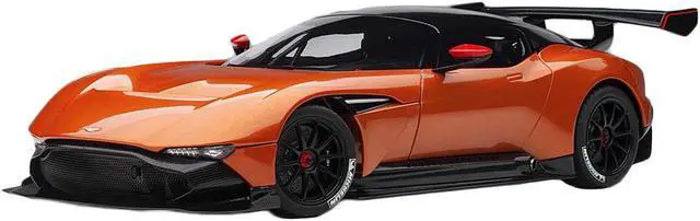 Main image of Aston Martin Vulcan Madagascar Orange with Carbon Top 1/18 Model Car by Autoart