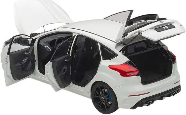Alt view image 2 of 6 - 2016 Ford Focus RS Frozen White 1/18 Model Car by Autoart
