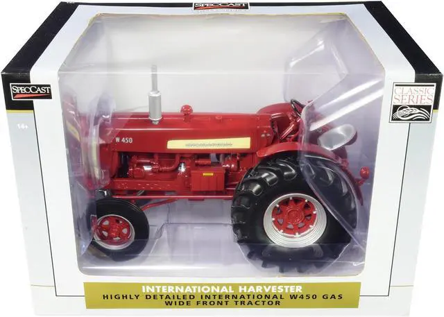 Alt view image 3 of 3 - International Harvester Farmall W450 Gas Wide Front Tractor "Classic Series" 1/16 Diecast Model by SpecCast