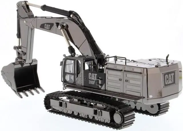 Alt view image 2 of 13 - CAT Caterpillar 390F L Hydraulic Tracked Excavator Gunmetal "Commemorative Series" 1/50 Diecast Model by Diecast Masters
