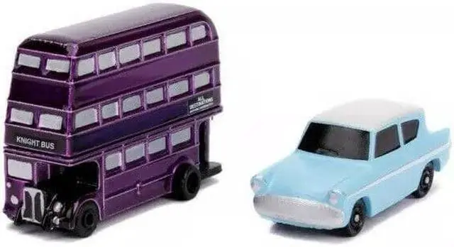 Alt view image 5 of 7 - "Harry Potter" 2 piece Set "Nano Hollywood Rides" Diecast Models by Jada