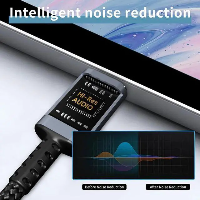 Alt view image 3 of 6 - USB C to 3.5mm Audio Adapter USB Type C to 3.5mm Headphone Adapter for Galaxy S21 Ultra USB C to Aux Dongle Cable Cord DAC Stereo Earphone Adapters for Samsung S20 FE Note20 iPad Pro OnePlus 9 Pro 8T