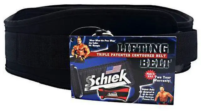 Alt view image 3 of 9 - Schiek 2004-BLK-S Schiek Original 4 .75 inch Nylon Support Belt Black - S
