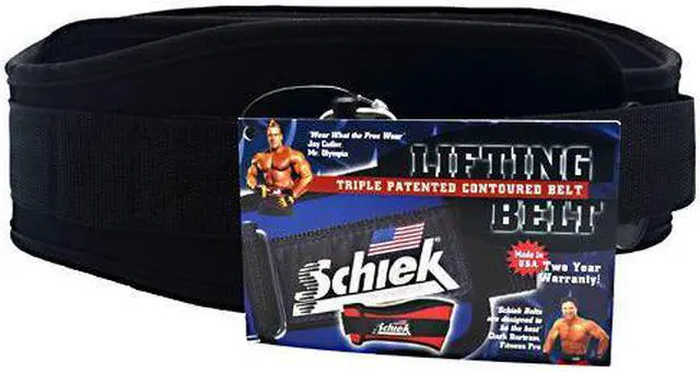Alt view image 4 of 10 - Schiek 2004-BLK-XL Schiek Original 4 .75 inch Nylon Support Belt Black - XL