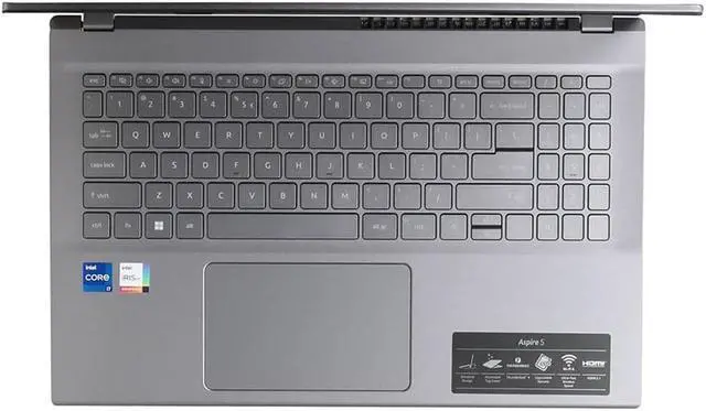 Alt view image 3 of 4 - Acer Aspire 5 - 15.6" Laptop Intel Core i5-1235U 1.3GHz 8GB RAM 512GB SSD W11H (NX.K3KAA.004 - A515-57-52YQ)