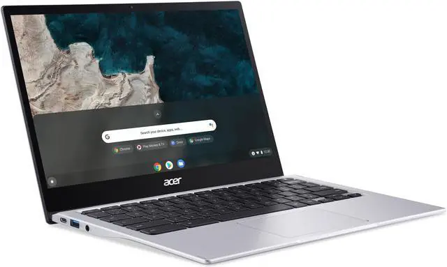 Alt view image 2 of 4 - Acer Spin 513 - 13.3" Touchscreen Chromebook Kryo 468 2.10GHz 8GB 64GB ChromeOS (NX.HWZAA.004 - CP513-1H-S338)