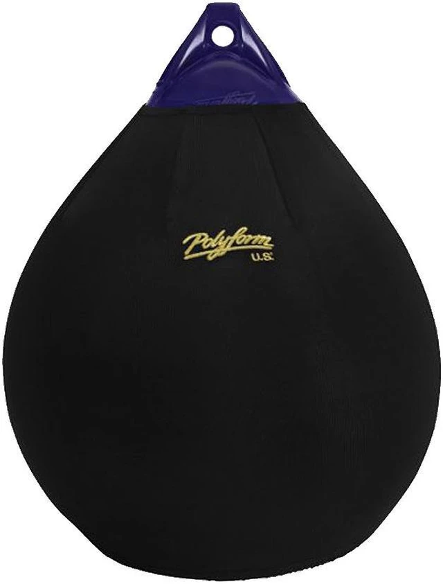 Alt view image 5 of 6 - POLYFORM FENDER COVER BLACK FOR A-2 BALL STYLE 15"X20" DIA