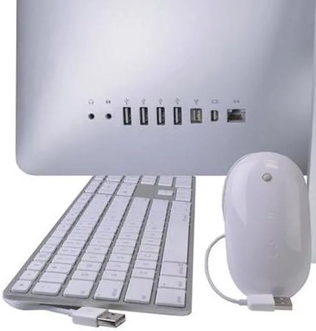 Alt view image 2 of 3 - Apple iMac 21.5" Core i3 3.06GHz All-in-One Computer - 4GB 500GB DVD Radeon MC508LL/A  - Build your  HDD!