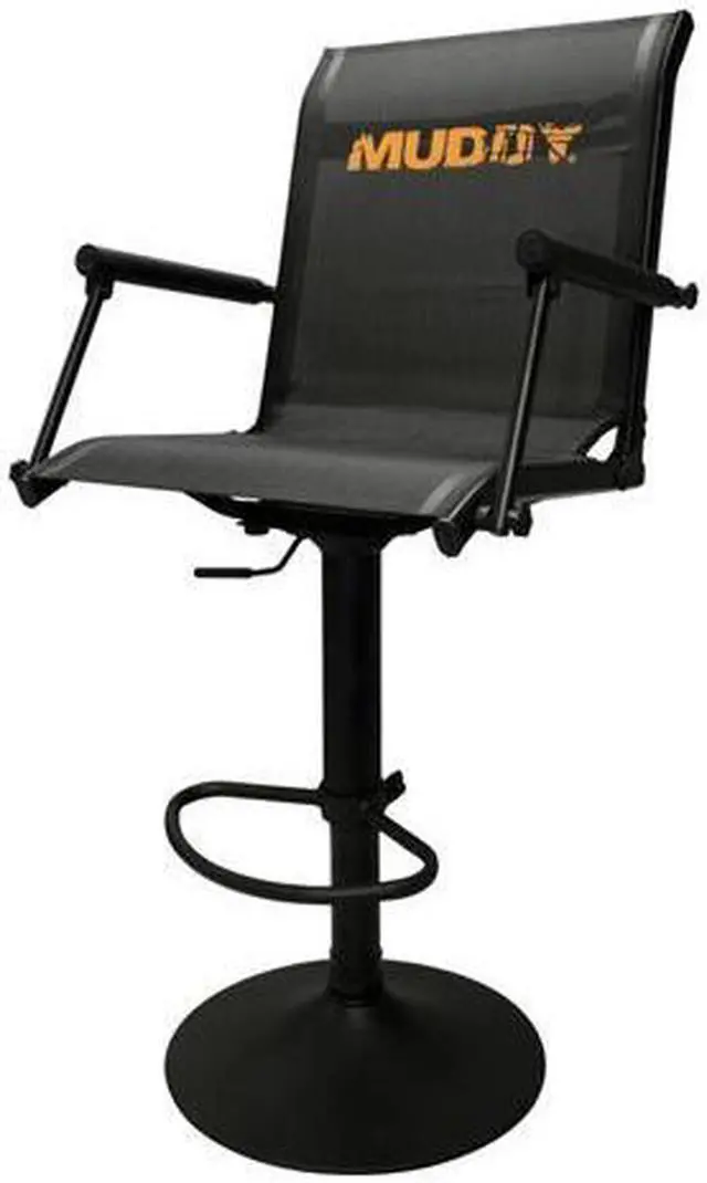 Alt view image 9 of 9 - Muddy Swivel Xtreme Swivel Chair with Footrest